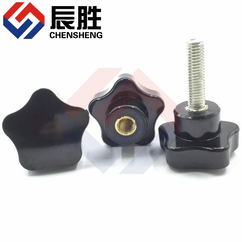 五星把手 梅花胶头 星形手拧螺丝五角型旋钮M4M5M6M8M10M12XM14M1