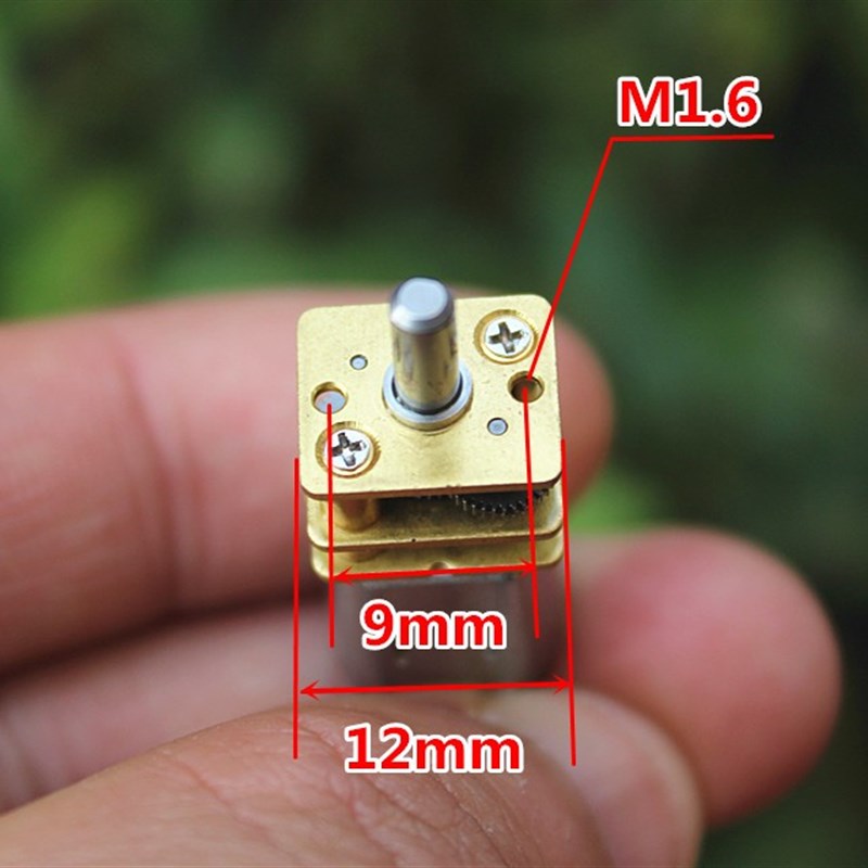 拆机 精b密N20减速电机DC3V3.7V5V 6V直流马达微型全金属齿轮