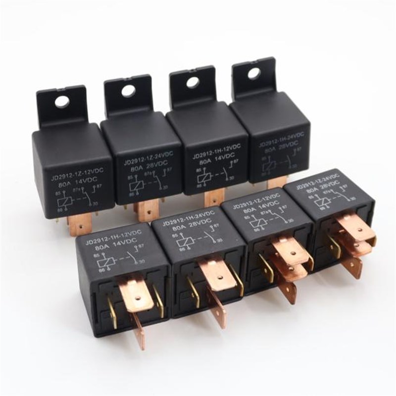 JD2912汽车继电器5v12vq24v36V48V60V72V84v96v40A80A雾灯空调五