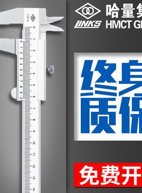 哈量高精度工业级游标卡尺0-150-200-300-500-600mm油标不锈钢1米