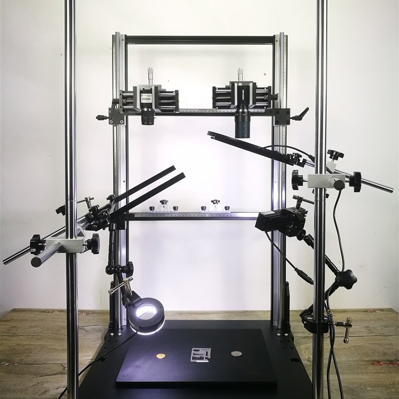 左右旋相机夹具 k水平仪 相机夹 打光实验台 面阵机器视觉实验架