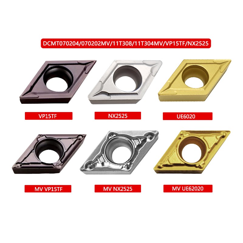 数控菱形内孔刀片55度刀片DCMT0x70204 DCMT11T3刀粒VP15TF