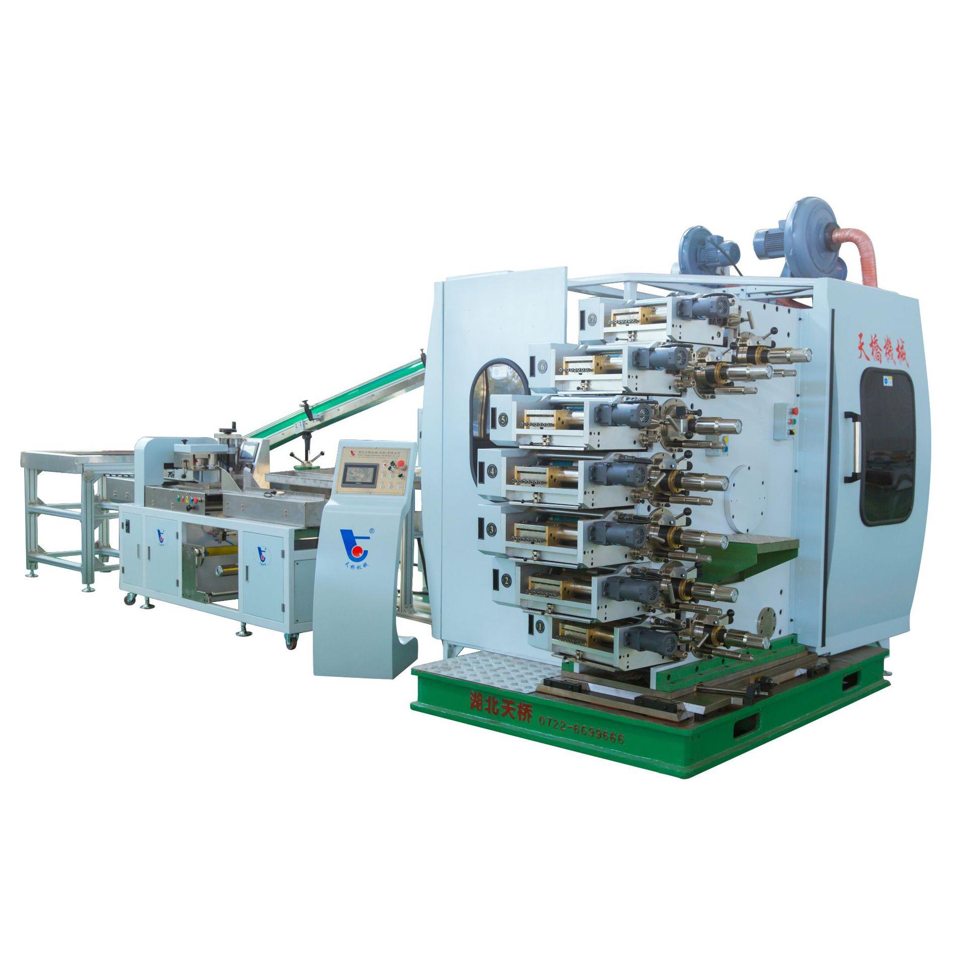 奶茶杯子印刷机价格6 Color offset plastic cup printing machin