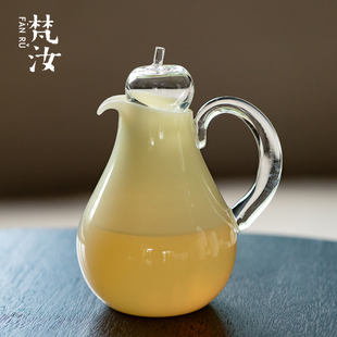 梵汝日本冰玉玻璃苹果壶分享壶多用壶酒壶酒具冷泡壶分酒壶果汁壶