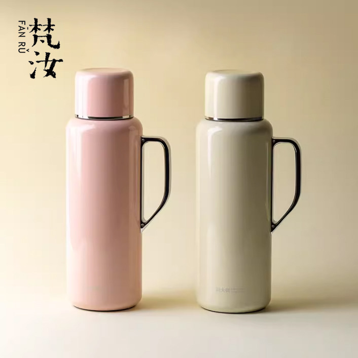 梵汝 304不锈钢保温壶高档热水壶黑茶老白茶专用大容量保温焖茶壶