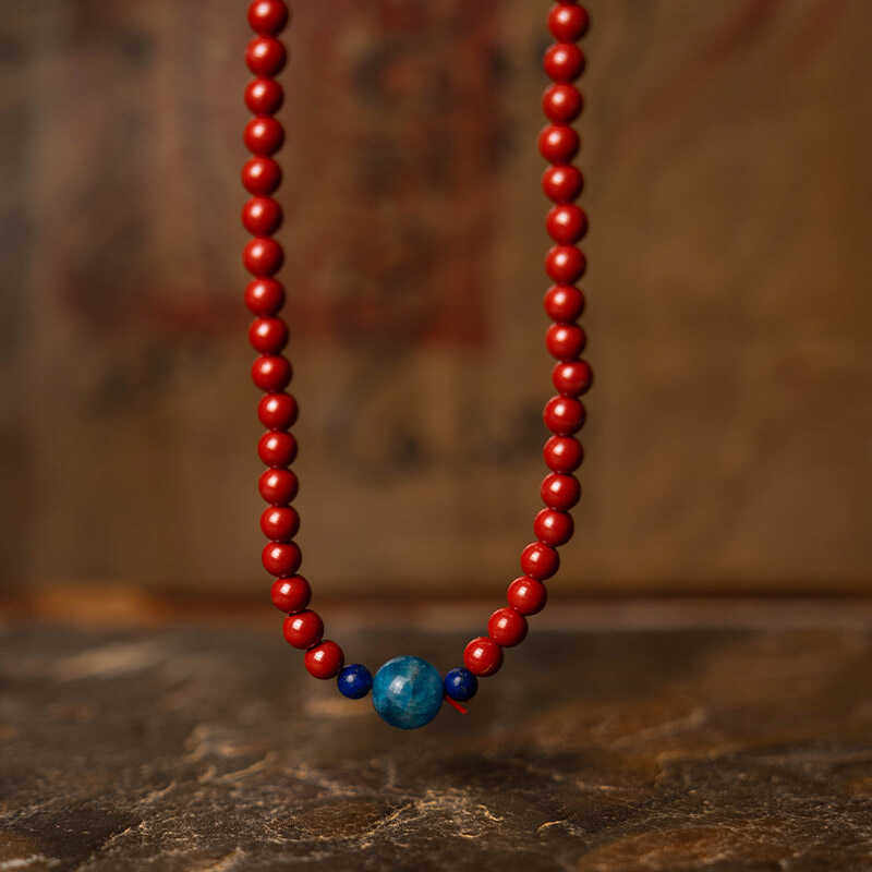 CELESTIAL TAO REALM/道轩堂108朱砂锁骨链 手工道系饰品 中国风,饰品/流行首饰/时尚饰品新,项链,淘宝优惠券,粉丝福利购,淘宝优惠卷