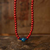 TAO REALM 道轩堂108朱砂锁骨链 CELESTIAL 手工道系饰品 中国风