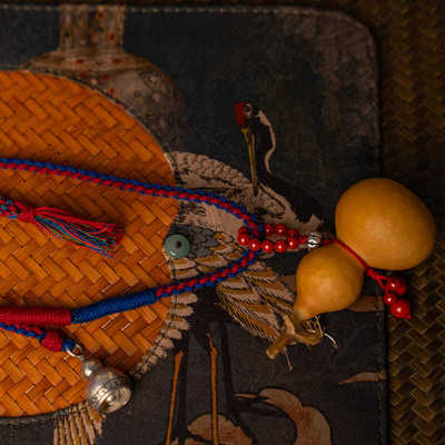 CELESTIAL TAO REALM/道轩堂福寿朱砂葫芦项链道系中国风福禄招财