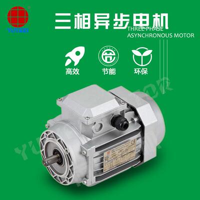 1.1W油水分离机电机YE38034三相异步电动机B5B14铝壳电机马达