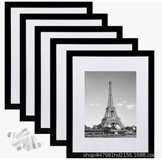 美式现代简约相框摆台10寸14寸16寸可配卡纸亚马逊相框画框