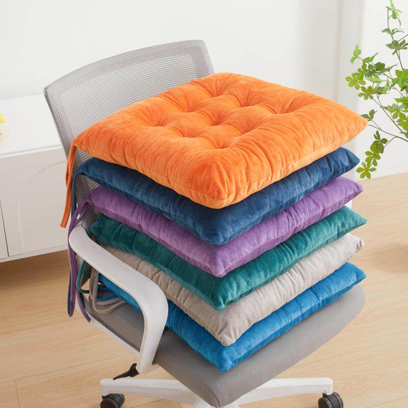 亚马逊爆款坐垫水晶绒椅垫办公室电脑椅座垫椅子垫加厚沙发垫子冬
