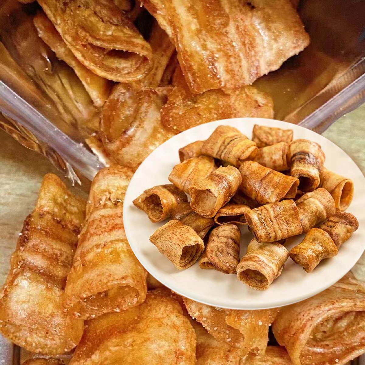 西双版纳炭烤香蕉脆卷片干水果干办公室休闲小零食包邮云南