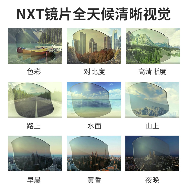 极速法洛华eNXT骑行眼镜男女变色护目镜运动跑步马拉松山地自行车
