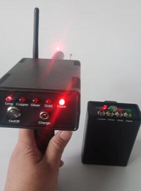 新款黑色远程定位地下金属探测器升级版AKS野外探测扫描金银铜