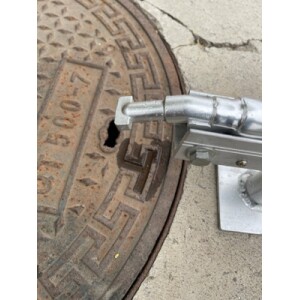 맨홀 뚜껑 인공물 도구 오프너 풀러 하수 우물 상하수도 통신 특수 홍수 조절 지렛대 후크 속성