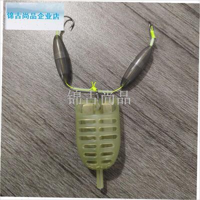 德船型饵笼Fishing FeedeBr打窝器反离底钓组超大野钓欧式欧鲤钓.