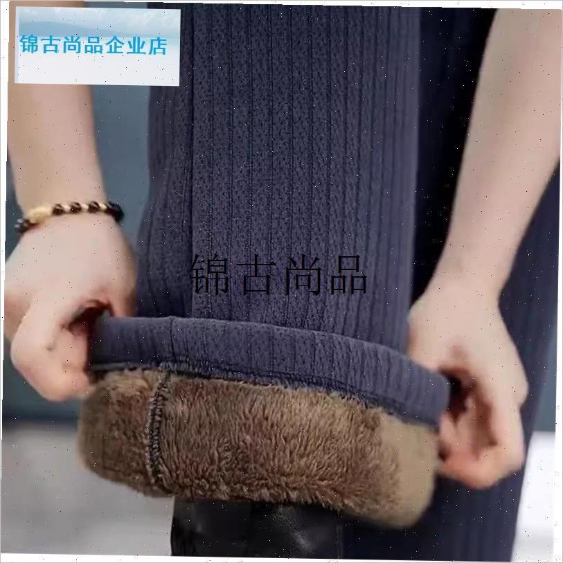 雪尼尔加绒加厚女裤冬季2025新款中年妈妈灯芯绒裤W子松紧腰阔腿,