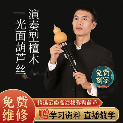 木管葫芦丝乐器专业演奏型降B调C调DGF调成人小朋友专用滇南古韵