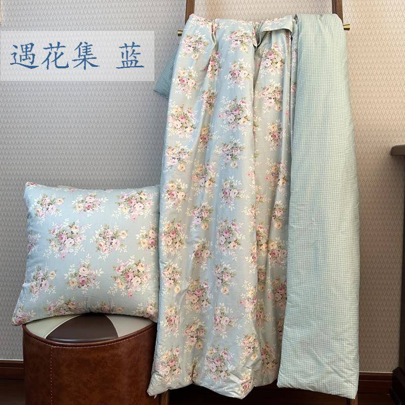 抱枕被子两用靠垫被汽车办公春秋天午睡被纯棉小被子多功能折叠被