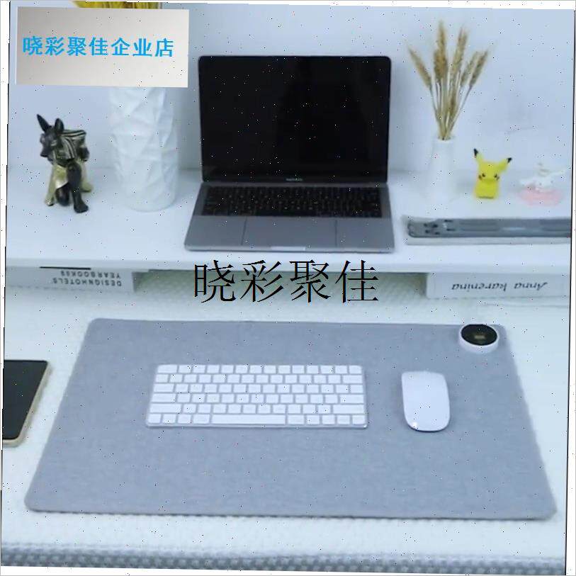 鼠标垫冬天加热iusb接口超大暖手桌面女生高颜值办公室暖桌垫冬l
