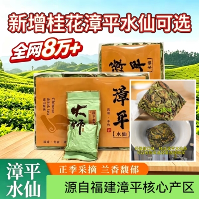 2026福建正宗漳平水仙茶新茶浓香型清香型兰花香手工茶 55元 500g