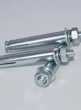 纯正国标膨胀螺丝螺栓镀锌涨丝金属铁胀栓8mmM10M12M14M16M18M20