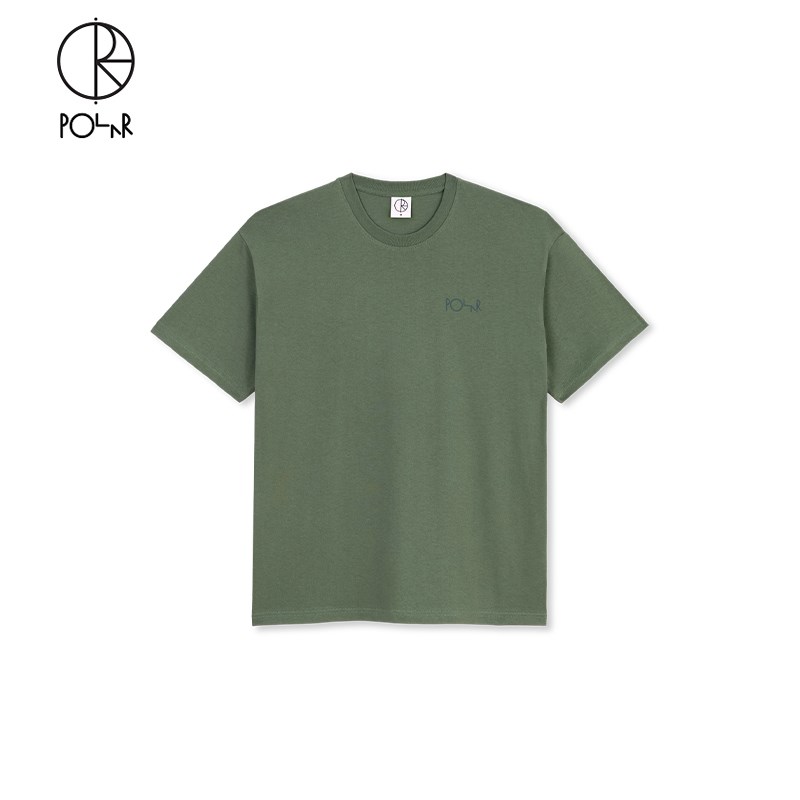 Polar Skate Co Stroke Logo Tee 夏季新品重磅纯棉滑板短袖T恤男