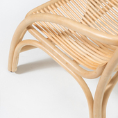 TENG休闲椅 阳台单人沙发椅印尼天然藤椅休闲躺椅客厅 致家家居