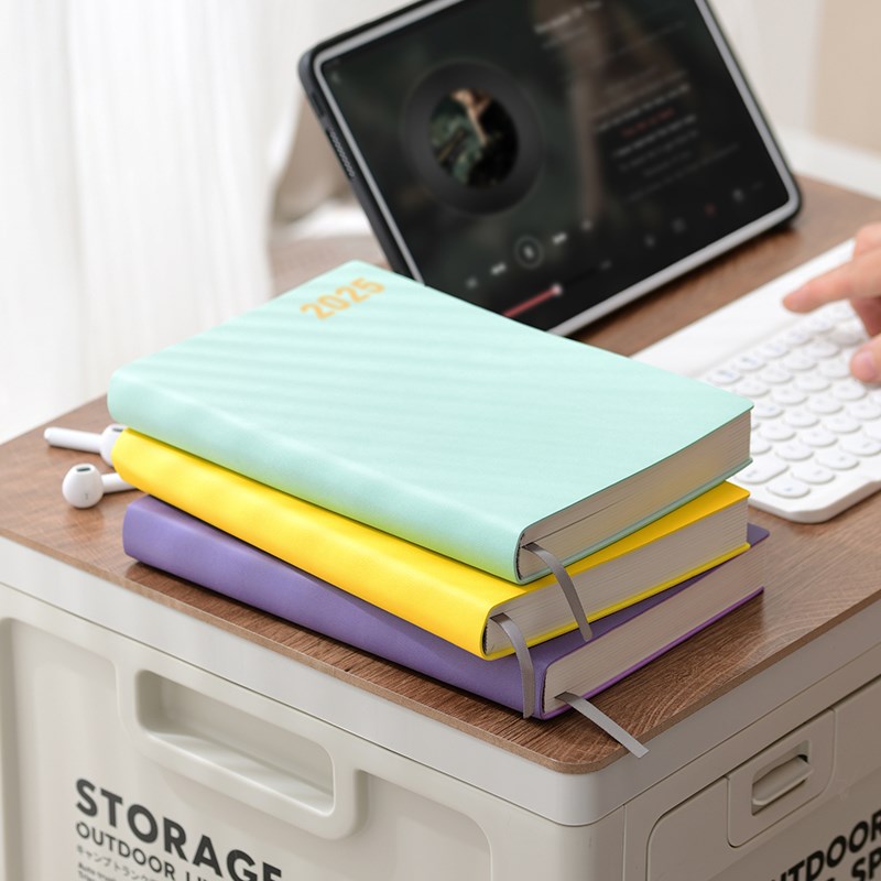 2025年日程本一日一页365天笔记本本子每日计划本效率手册打卡本