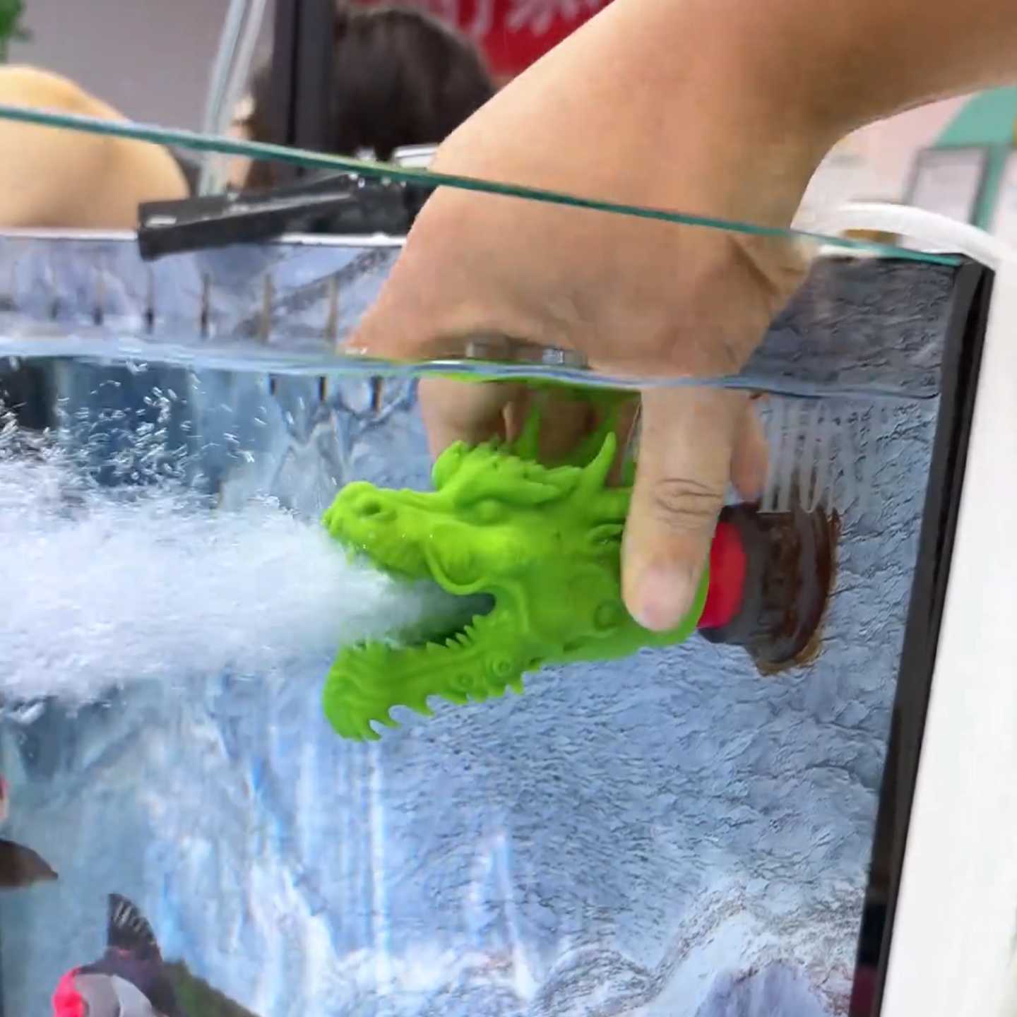 鱼缸增氧出水口龙头3D打印立体