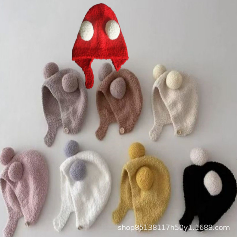 婴儿帽子秋冬季毛绒帽婴儿包头帽保暖男宝宝女童冬天超萌0-6-12月,童装/婴儿装/亲子装,帽子,淘宝优惠券,粉丝福利购,淘宝优惠卷