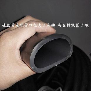 60mm 硅橡胶管 耐高温12 黑色硅胶管