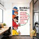 小红书同款 办公室柱子文化墙氛围感墙贴创意标语墙文化墙原创设计