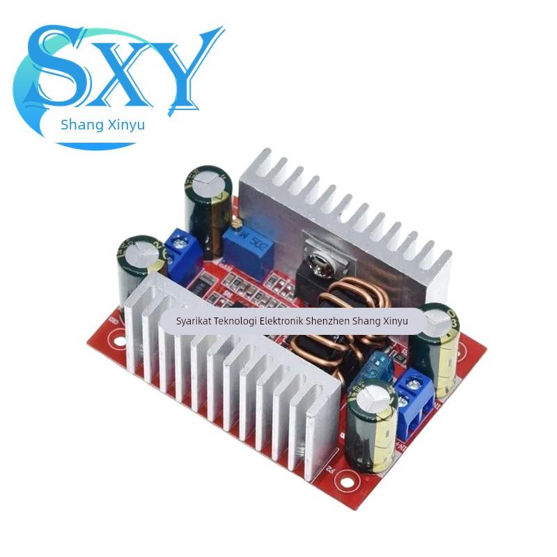 400W15A大功率DC-DC恒压恒流可调升压电源板模块 8.5-50V升10-60V