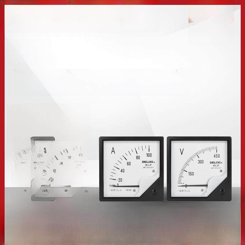 德力西6L2电流表250V 450V直流表80*80 200/5 300/5 100/5