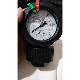 耐酸碱 10㎏膜片压力表Pp塑料膜片 防震内齿湿加工 Yade