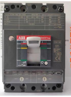 ABB塑壳断路器XT1N160AXT3N250ATMD100AT5N400A空开 3P三相四线