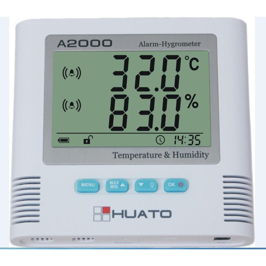 huato华图温度表A2000-TH A210温湿度表 电子高精度无纸记录仪