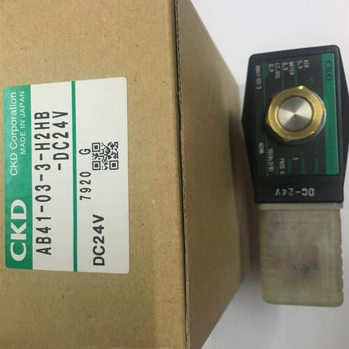 现货CKD电磁阀AB41-03-2/3-H2HB全新真品AC220DC24AC110秒发货