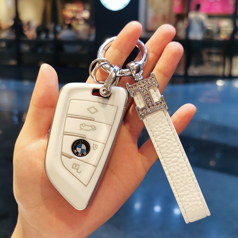 宝马液晶钥匙套7系740Li 6系3系5系530Le X5X6X7液晶屏保护壳扣包