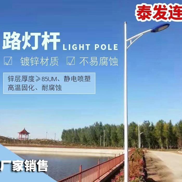 道路灯led路灯杆5米6米新农村户外高杆灯共杆综合杆挑臂路灯杆