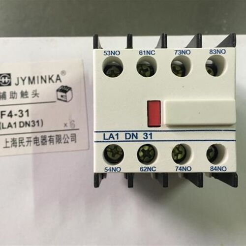 上海民开电器CJX2交流接触器辅助触头F4-31(LA1 DN31) 三开一闭