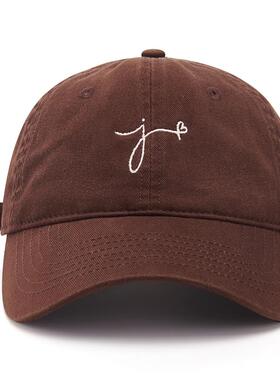 freerabbit II字母刺绣遮阳韩版显脸小大头围 男女同款情侣款