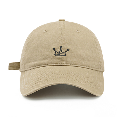 freerabbit II 皇冠刺绣街头大头围棒球帽遮阳帽防晒舒适男女同款