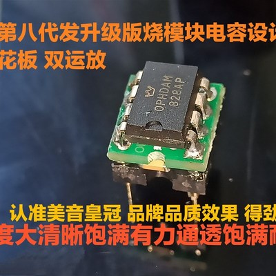 第八代 发烧级模块带5个电容 双运放 OPHDAM828AP OPA828ID