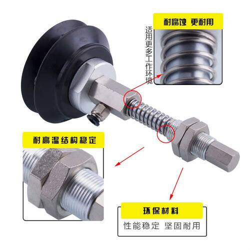 重载真空吸盘金具H63/H80/HB63/HB80-J25/50/75/100-B01-A18/A22