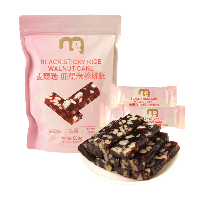 麦德龙代购麦臻选血糯米核桃糕营养健康零食中式软糯糕点心下午茶