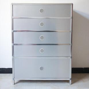 简约组装不锈钢鞋柜家用户外防水防晒门口阳台防潮铝合金鞋架收纳