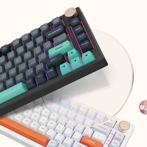 VGN N75游戏动力客制化机械键盘gasket结构75%配列全键热插拔