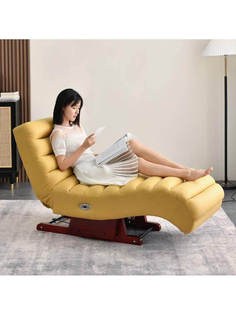 电动布艺椅摇椅沙发躺椅全身震动多功能摇床懒人可睡可躺沙发椅子